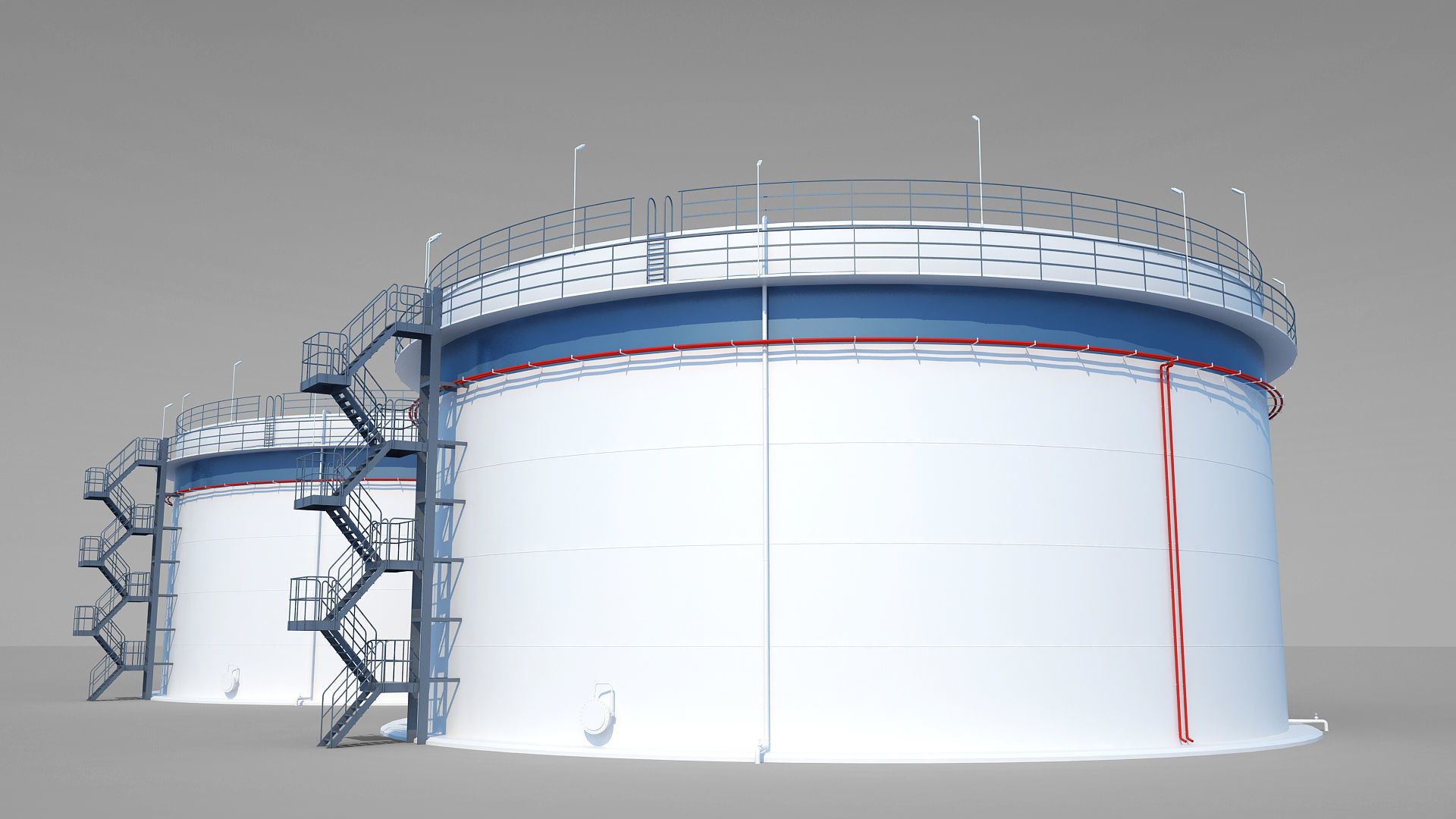 Oil Refinery 3D model_37