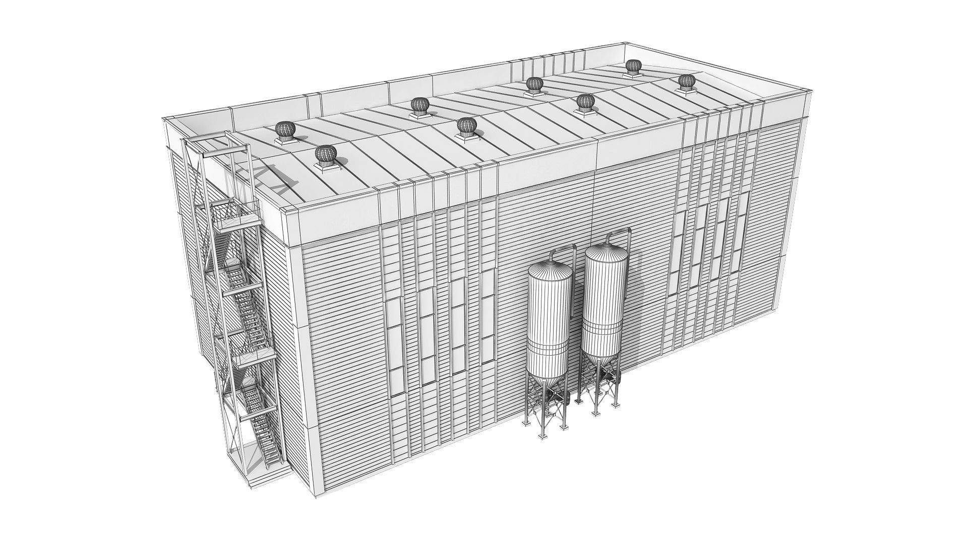Oil Refinery 3D model_50