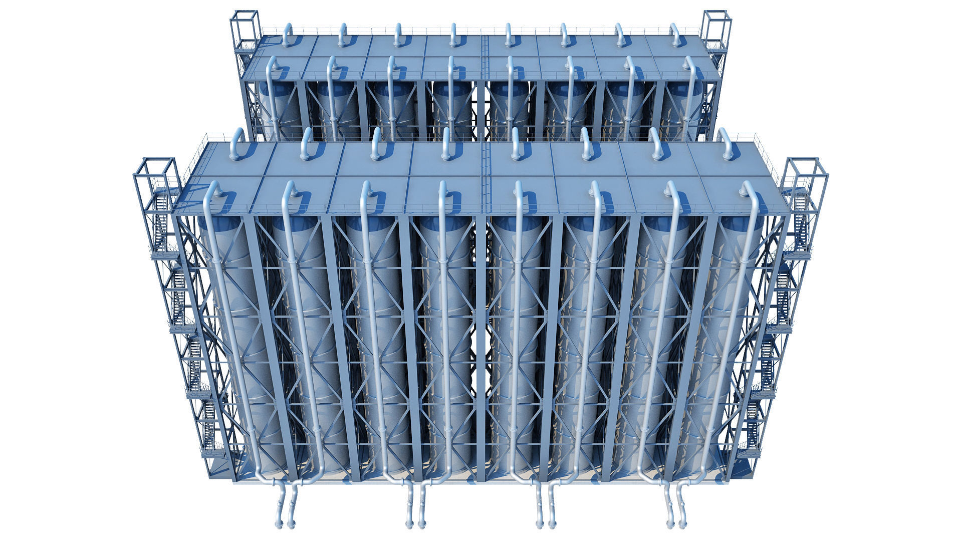 Oil Refinery 3D model_27