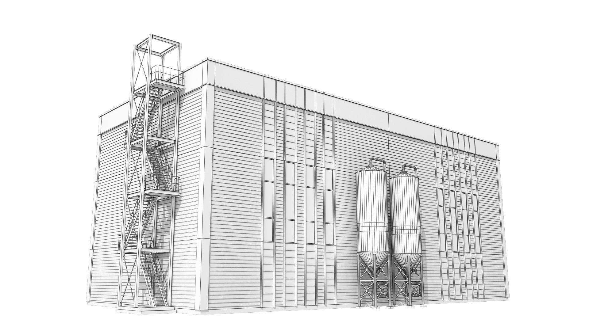 Oil Refinery 3D model_52