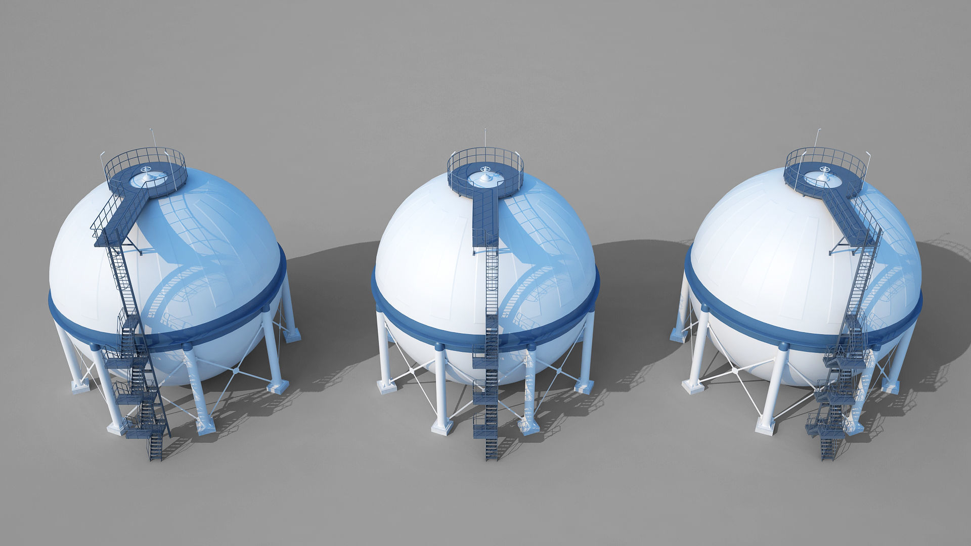 Oil Refinery 3D model_41