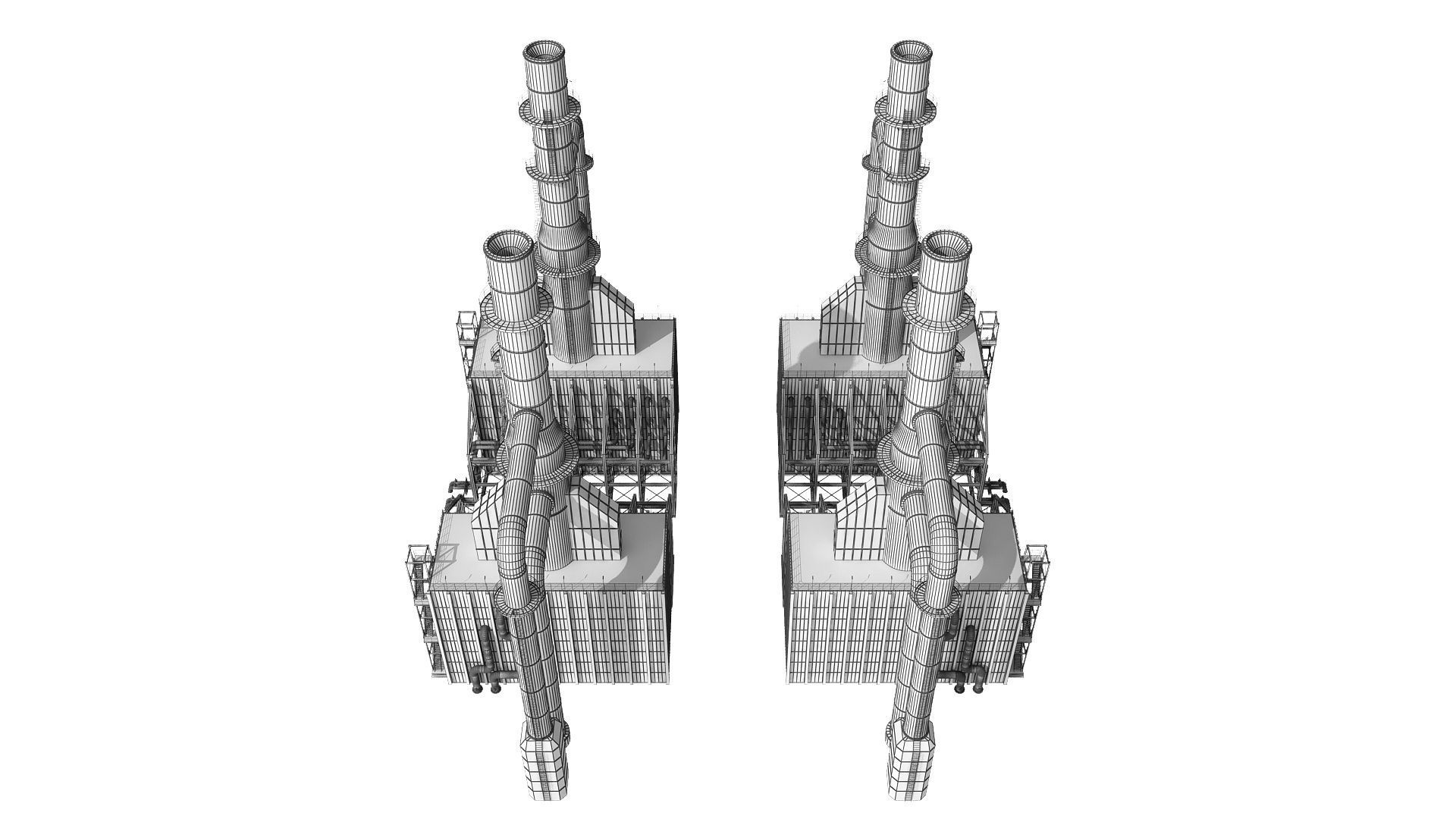 Oil Refinery 3D model_25
