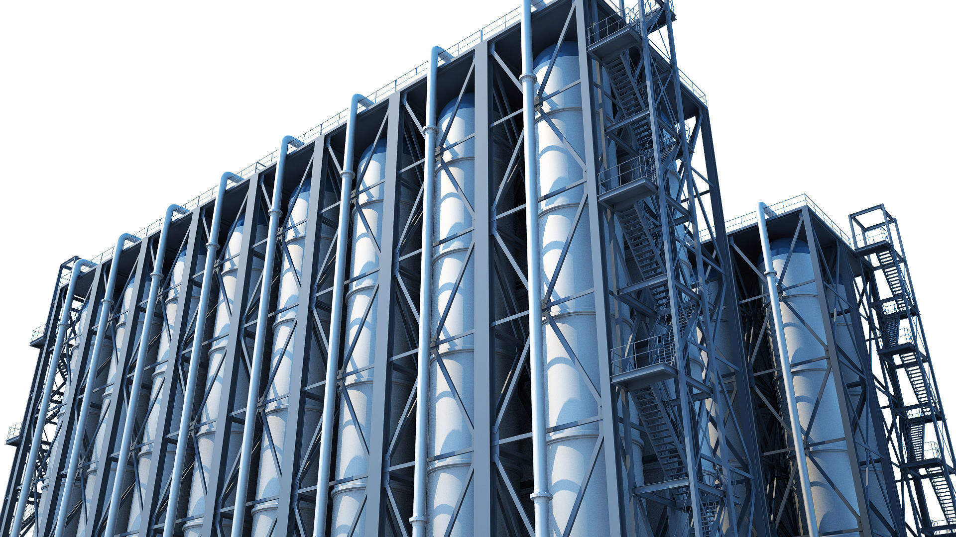 Oil Refinery 3D model_31