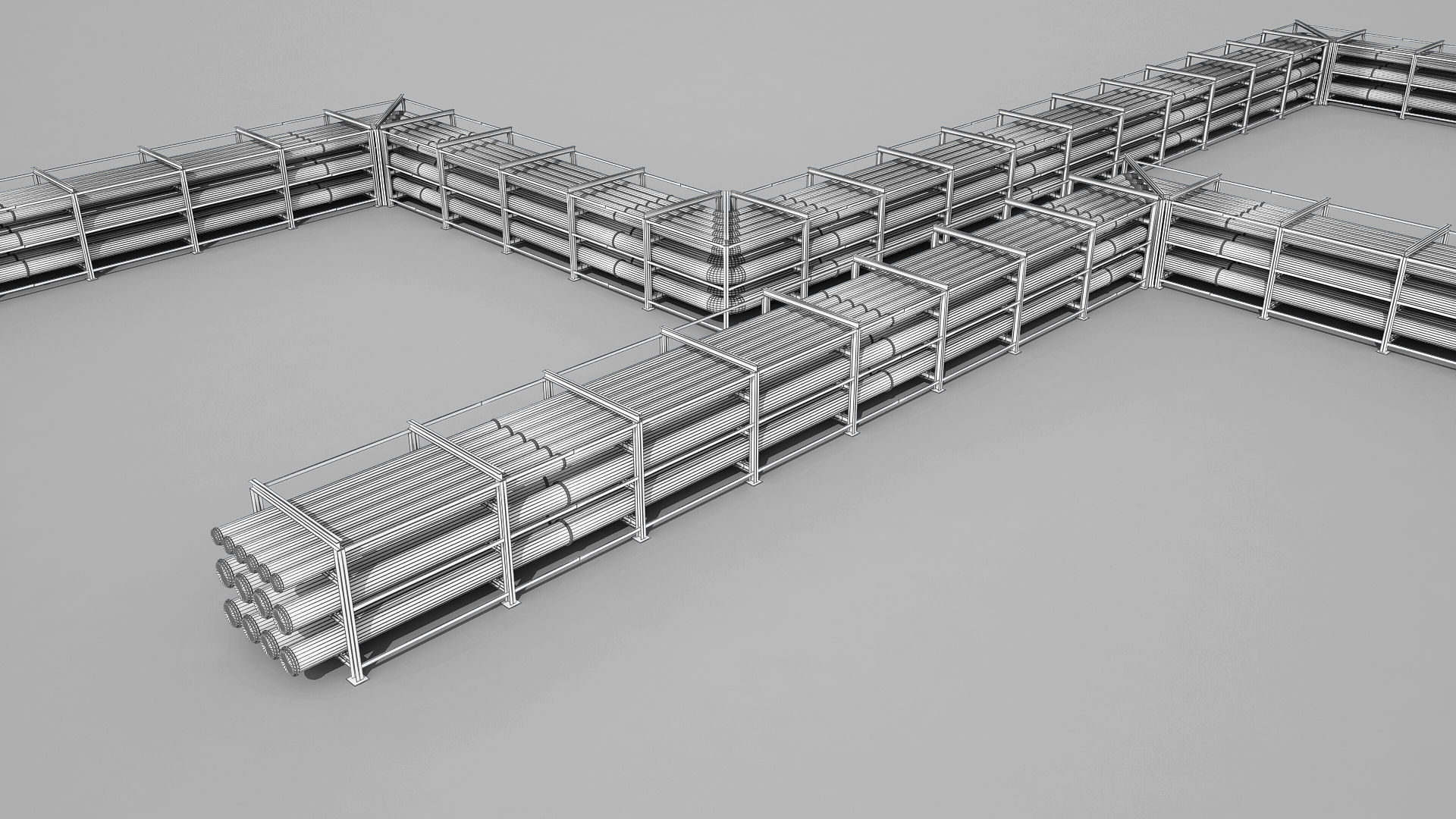 Oil Refinery 3D model_70