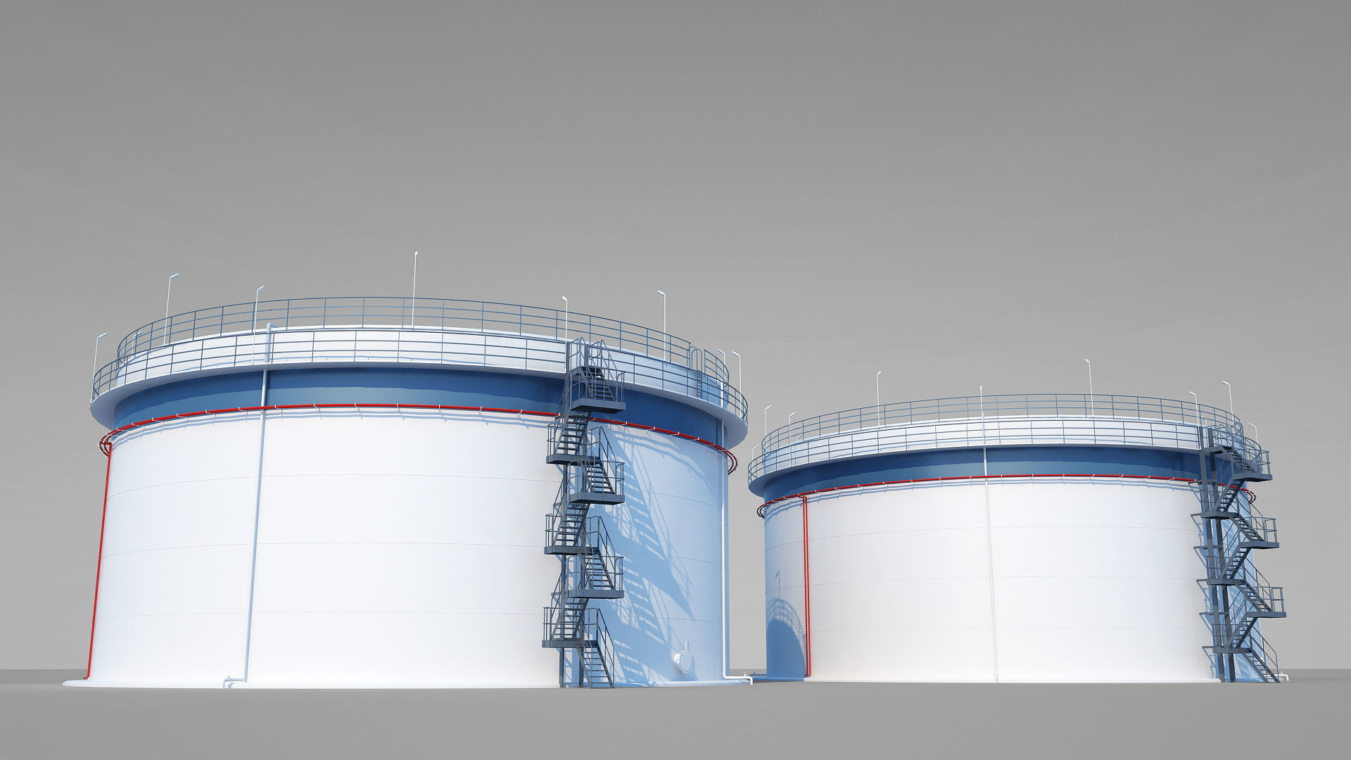 Oil Refinery 3D model_33