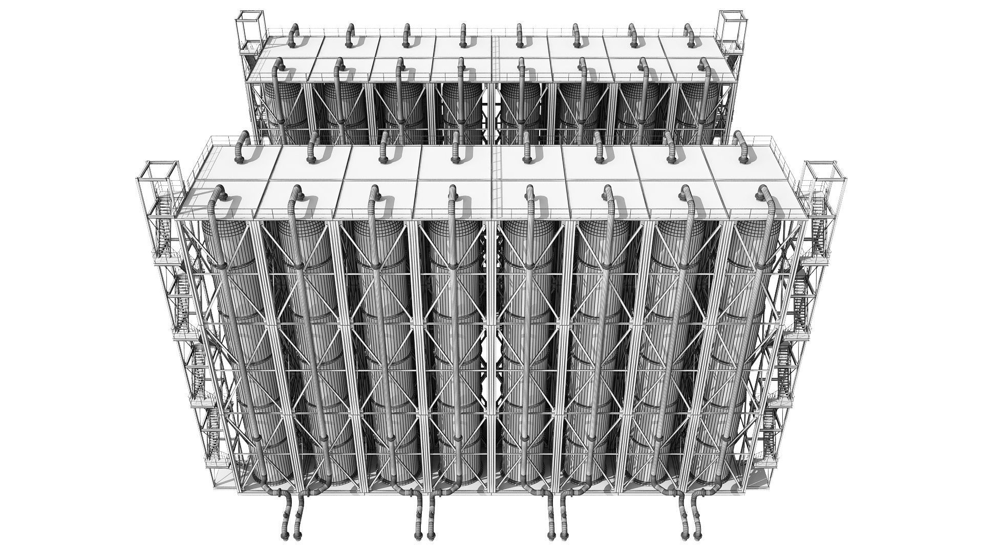Oil Refinery 3D model_28