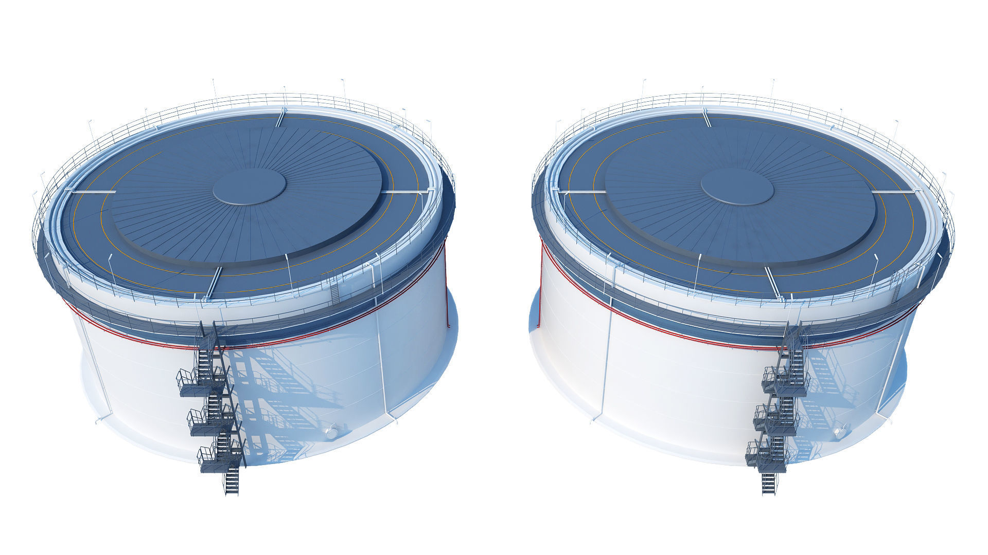 Oil Refinery 3D model_35