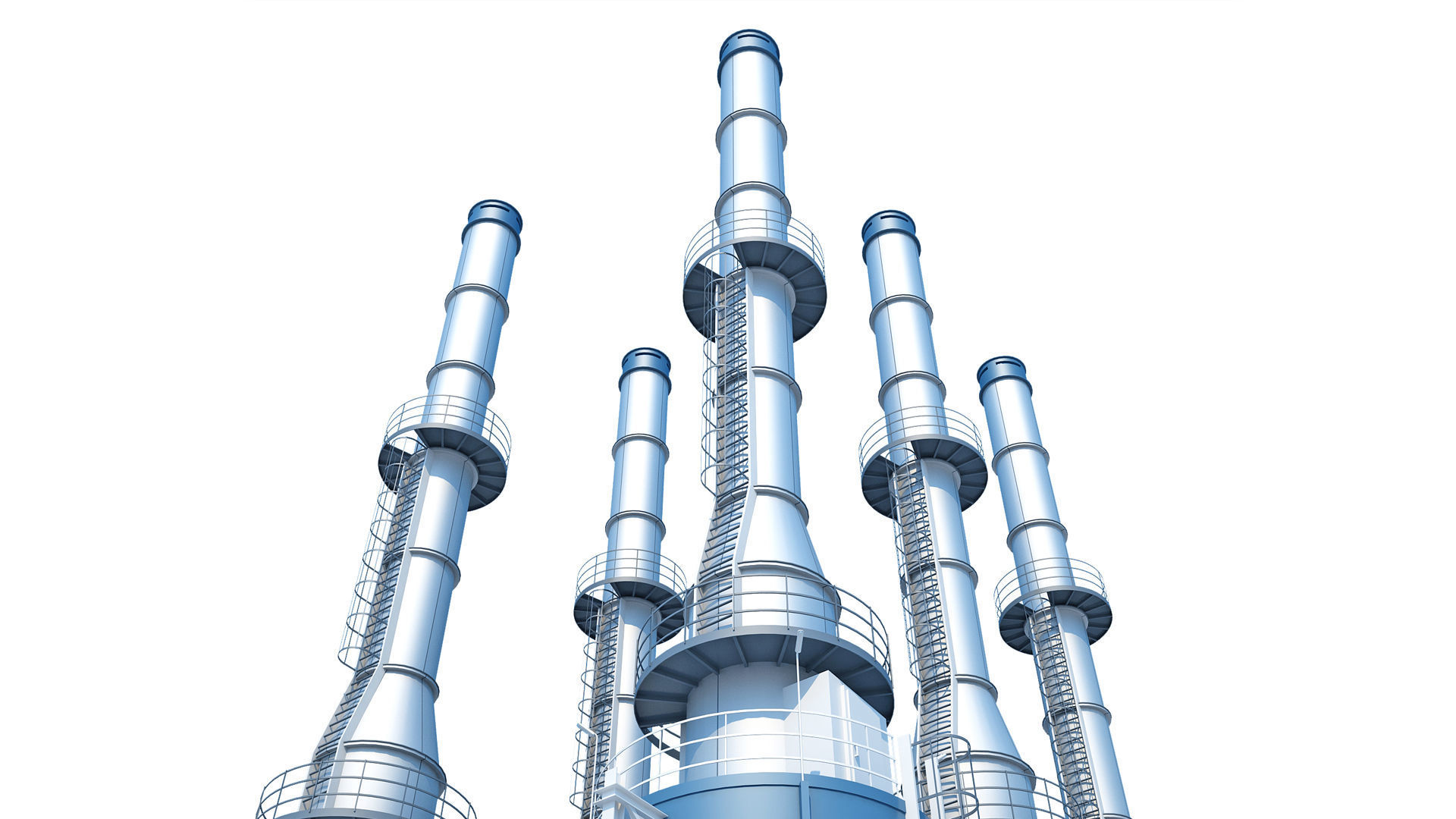 Oil Refinery 3D model_18