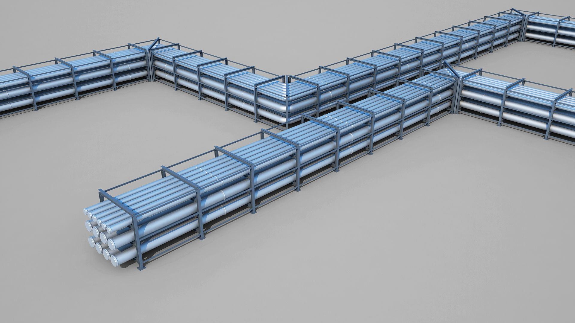 Oil Refinery 3D model_69