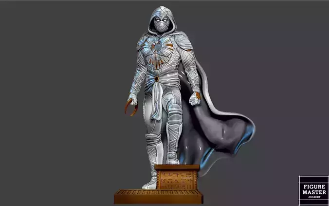 MOON KNIGHT MARVEL MCU DRAMA CHARACTER DISNEY HERO 3D print model