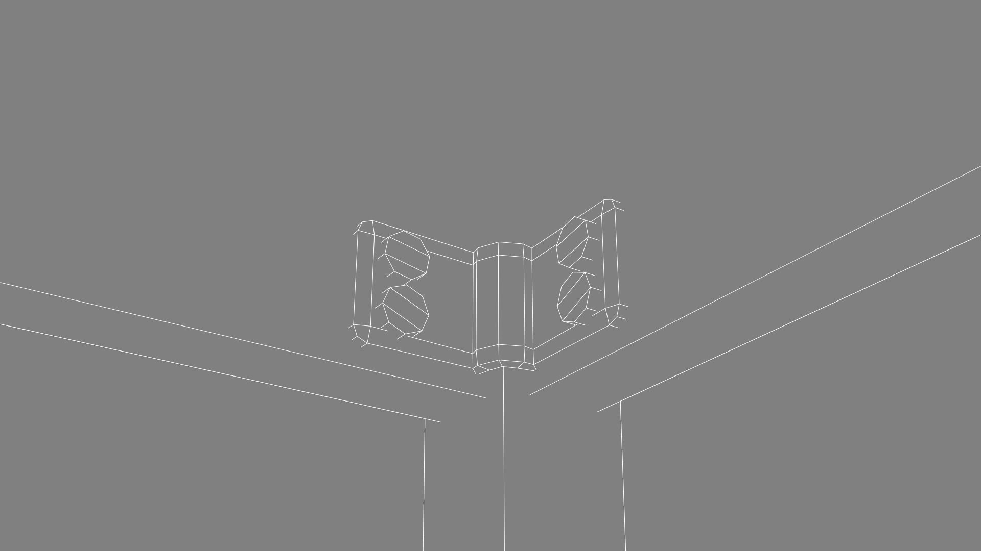 Simple Wooden Table 1 Low-poly 3D model_10