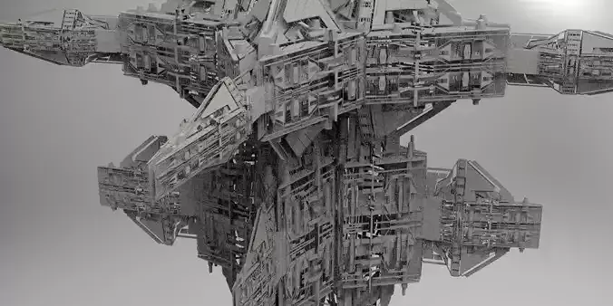 Ra Has Returned Sci-Fi City Tower ruin 8 