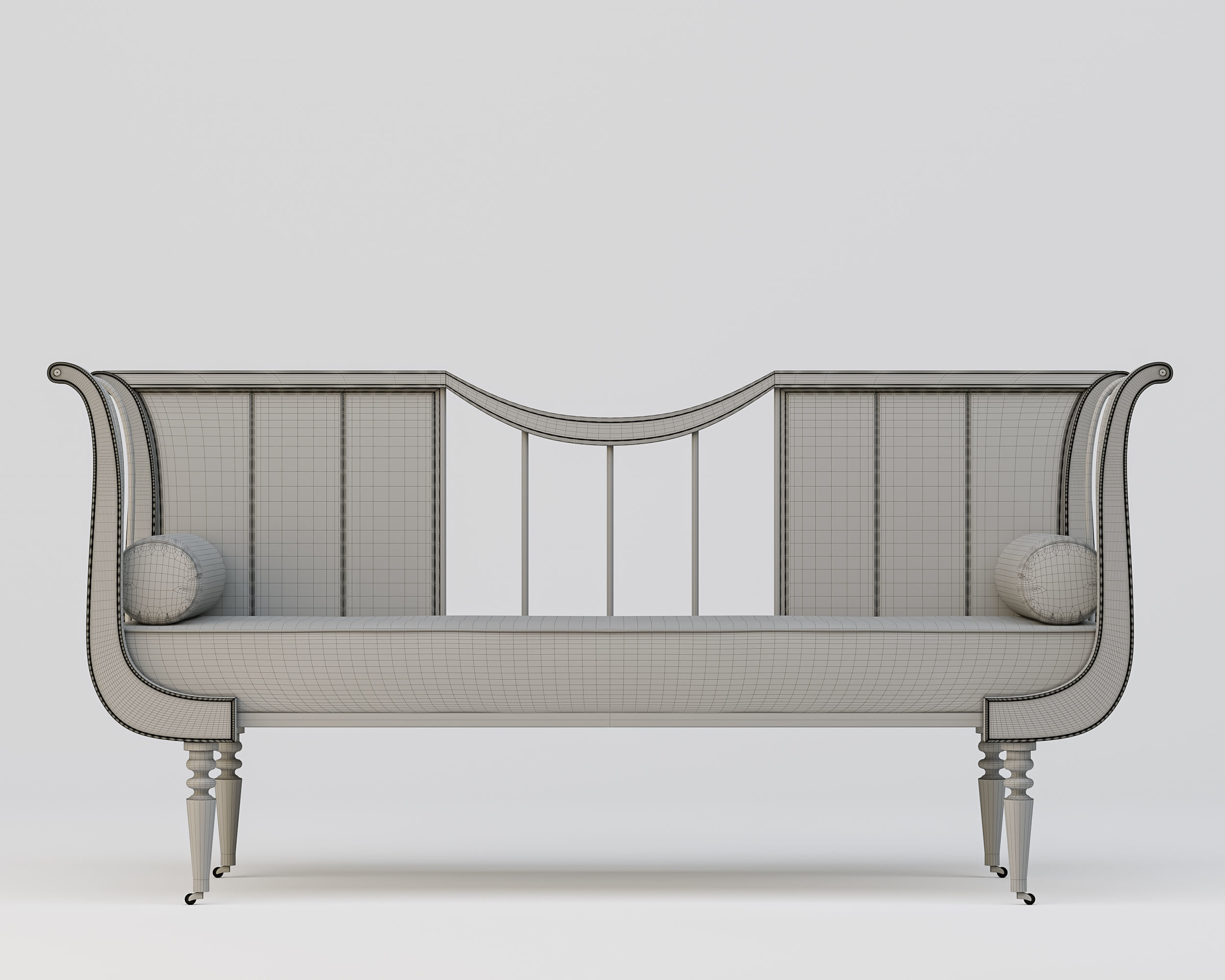 Sofa Art deco 3D model_5