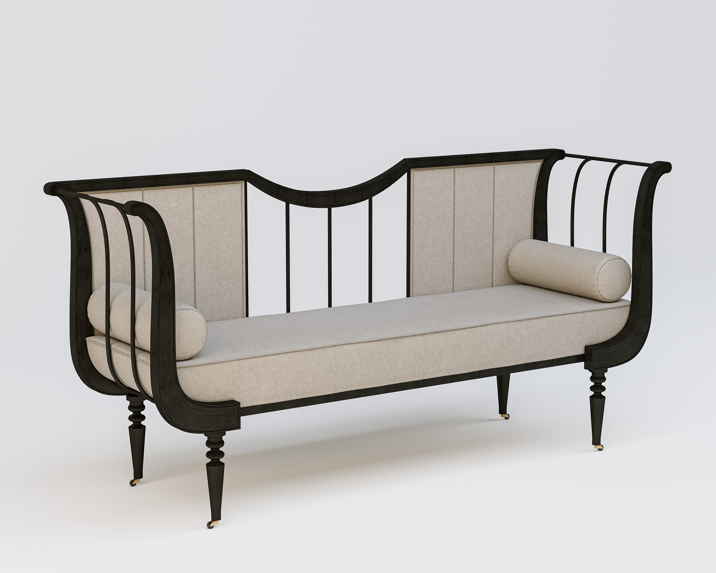 Sofa Art deco 3D model_1