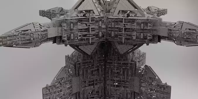 Ra Has Returned Sci-Fi City Tower ruin 9 