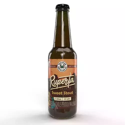 BEER BOTTLE - BOTELLA DE CERVEZA 3D model