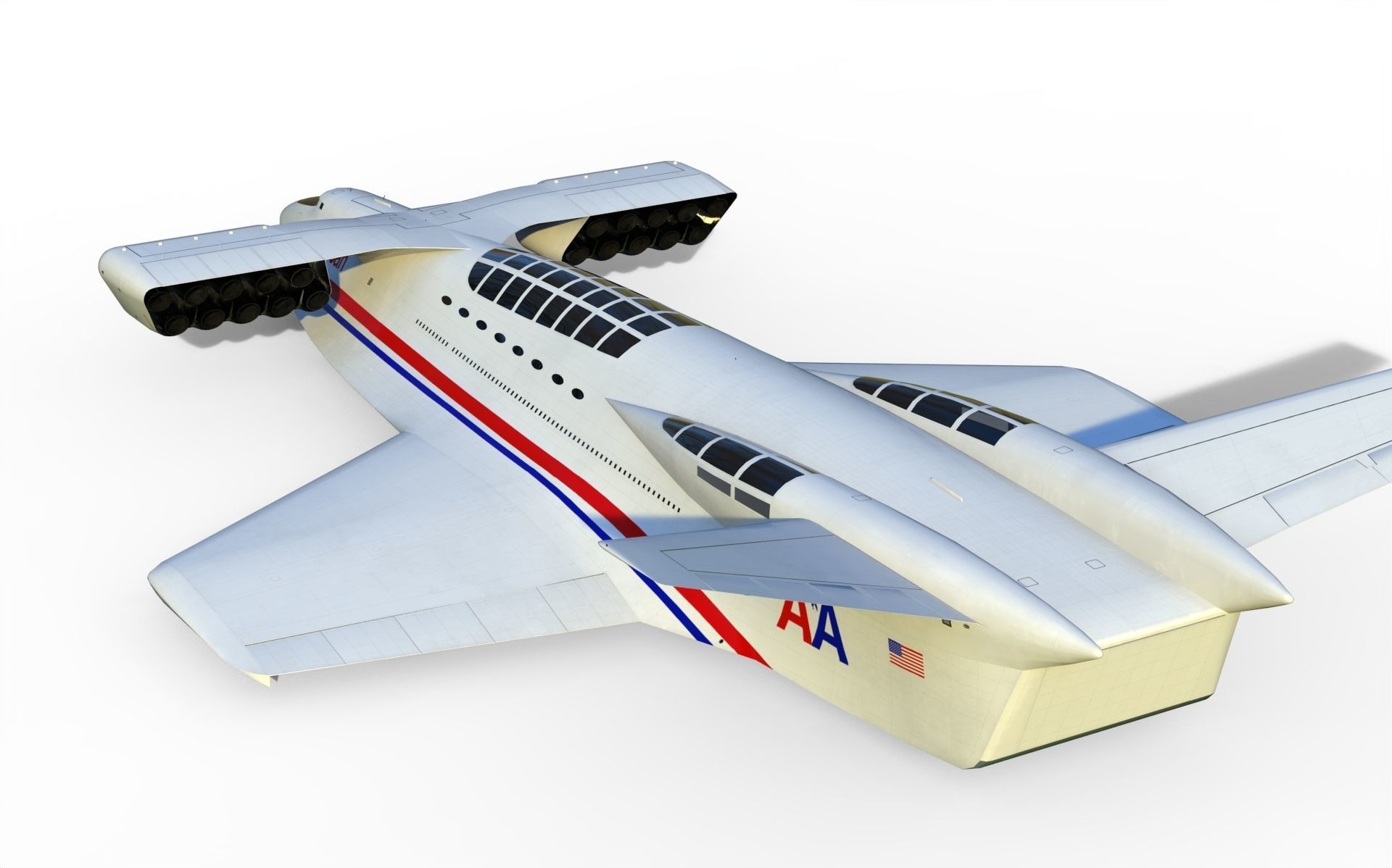Aerocon Dash 1 6 wingship 3D model_13