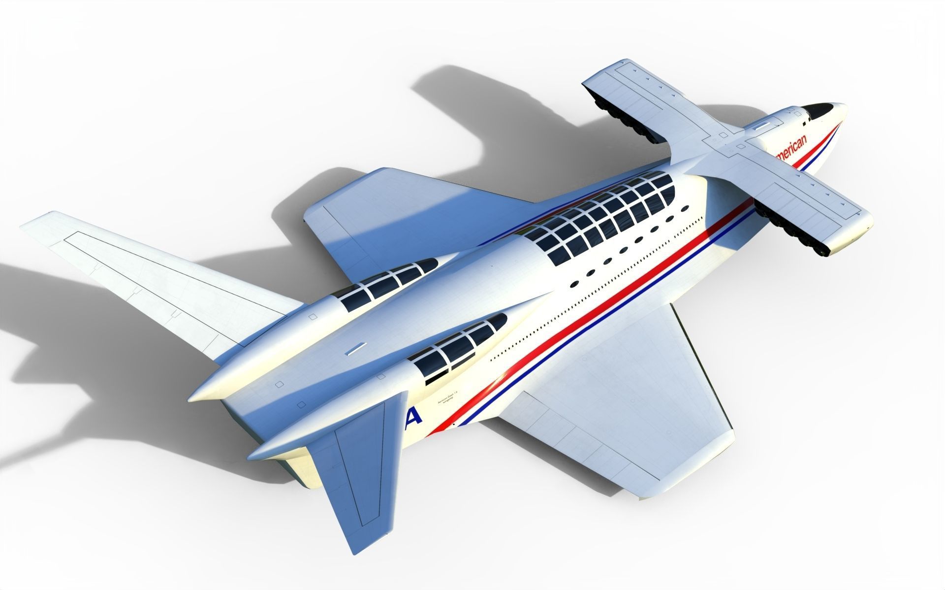 Aerocon Dash 1 6 wingship 3D model_7