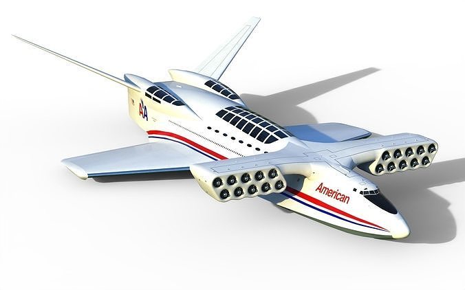 Aerocon Dash 1 6 wingship 3D model