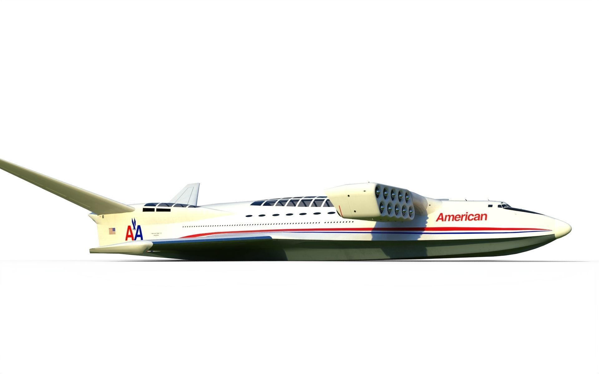 Aerocon Dash 1 6 wingship 3D model_4