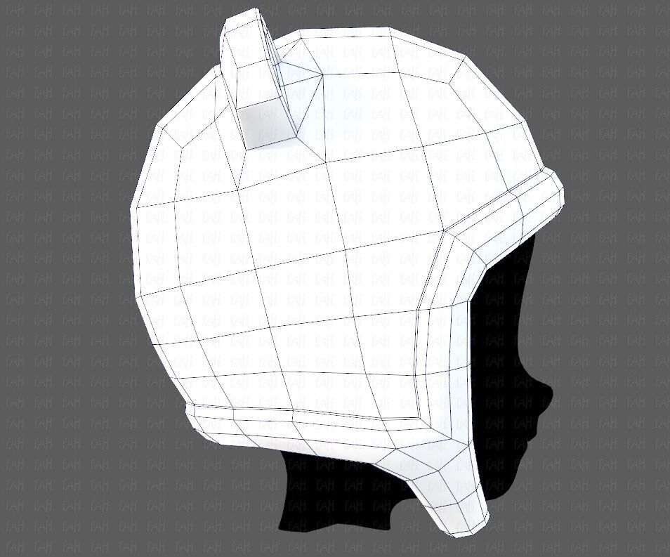 Cap V18 Low-poly 3D model_27