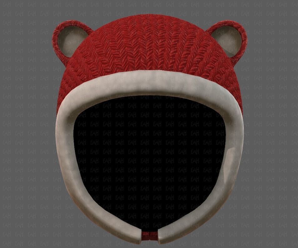 Cap V18 Low-poly 3D model_1