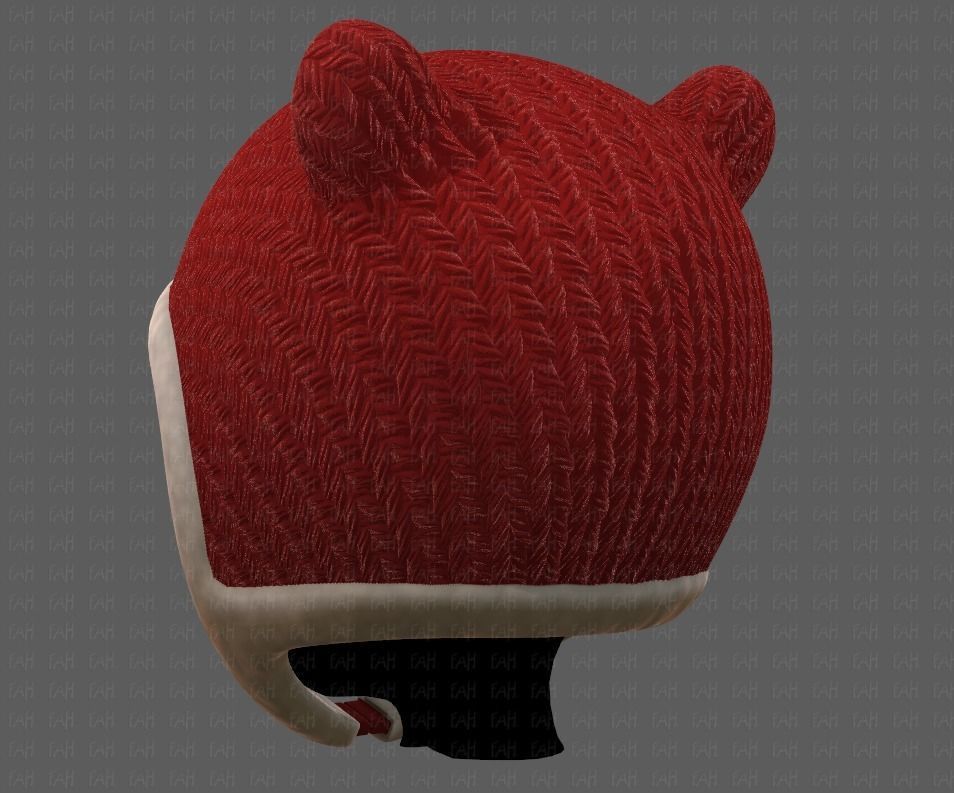 Cap V18 Low-poly 3D model_6