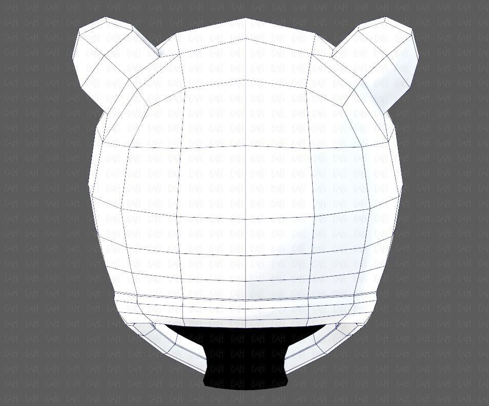 Cap V18 Low-poly 3D model_29