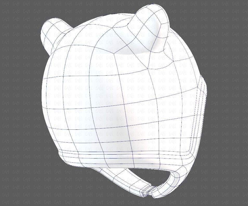 Cap V18 Low-poly 3D model_42
