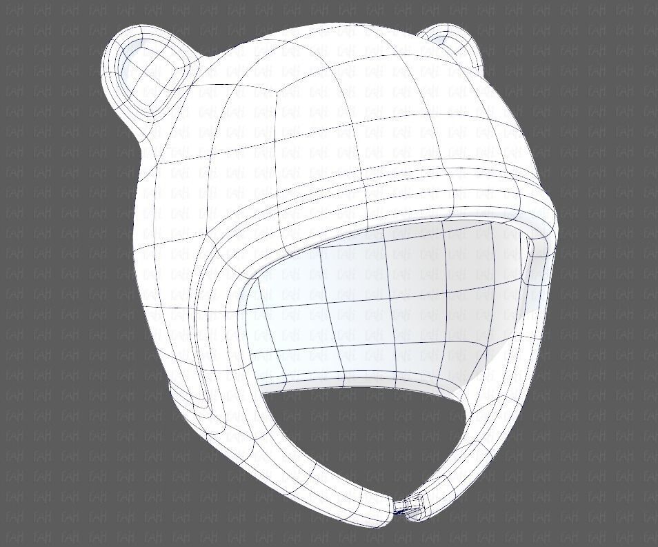 Cap V18 Low-poly 3D model_38