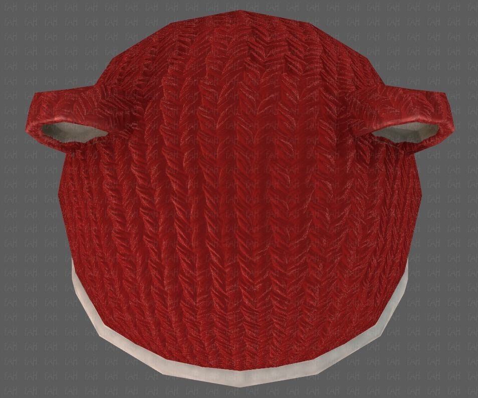 Cap V18 Low-poly 3D model_35