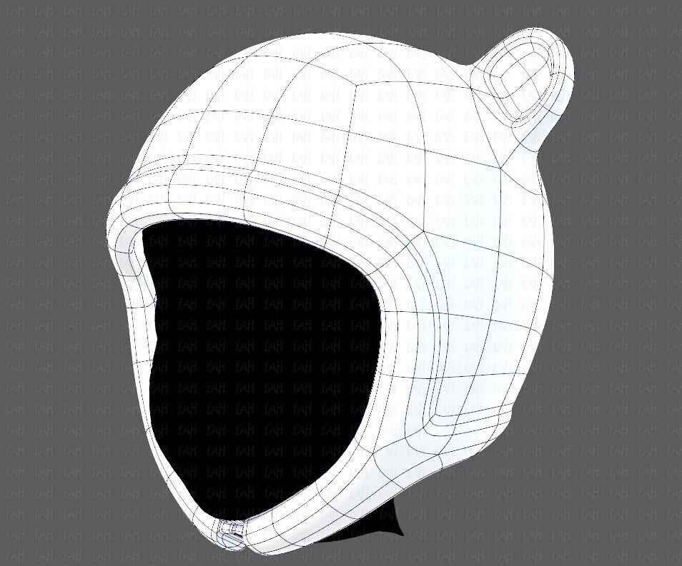 Cap V18 Low-poly 3D model_16