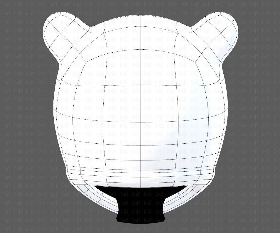 Cap V18 Low-poly 3D model_13
