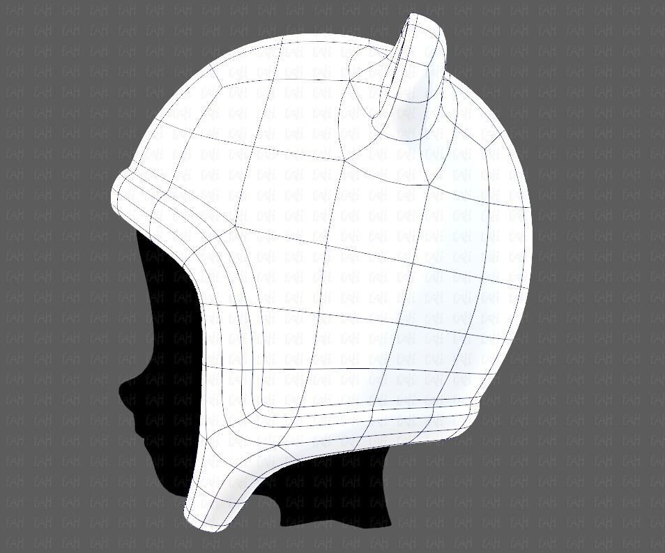Cap V18 Low-poly 3D model_15