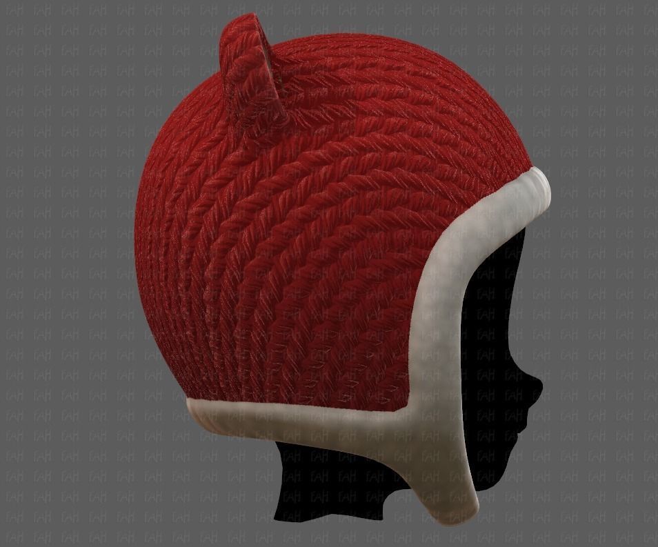Cap V18 Low-poly 3D model_3