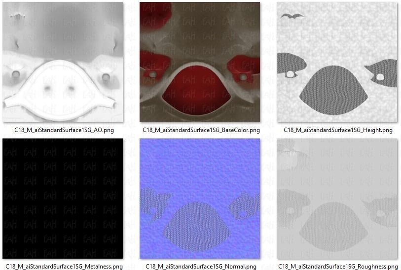 Cap V18 Low-poly 3D model_46