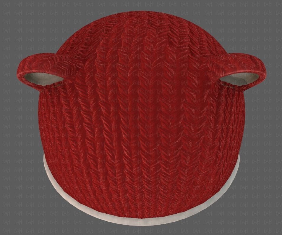 Cap V18 Low-poly 3D model_33