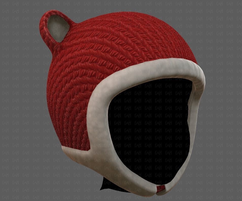 Cap V18 Low-poly 3D model_2