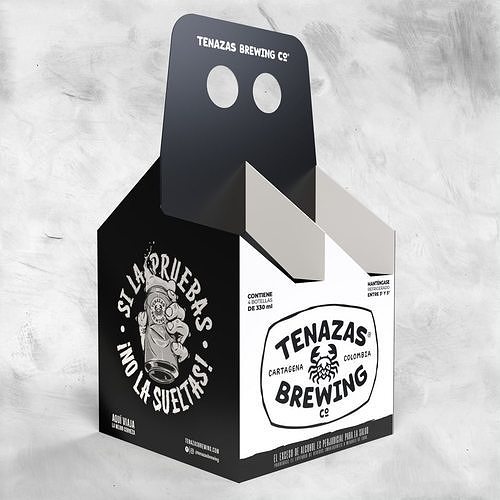 FOUR PACK BEER - PACKAGING 3D model