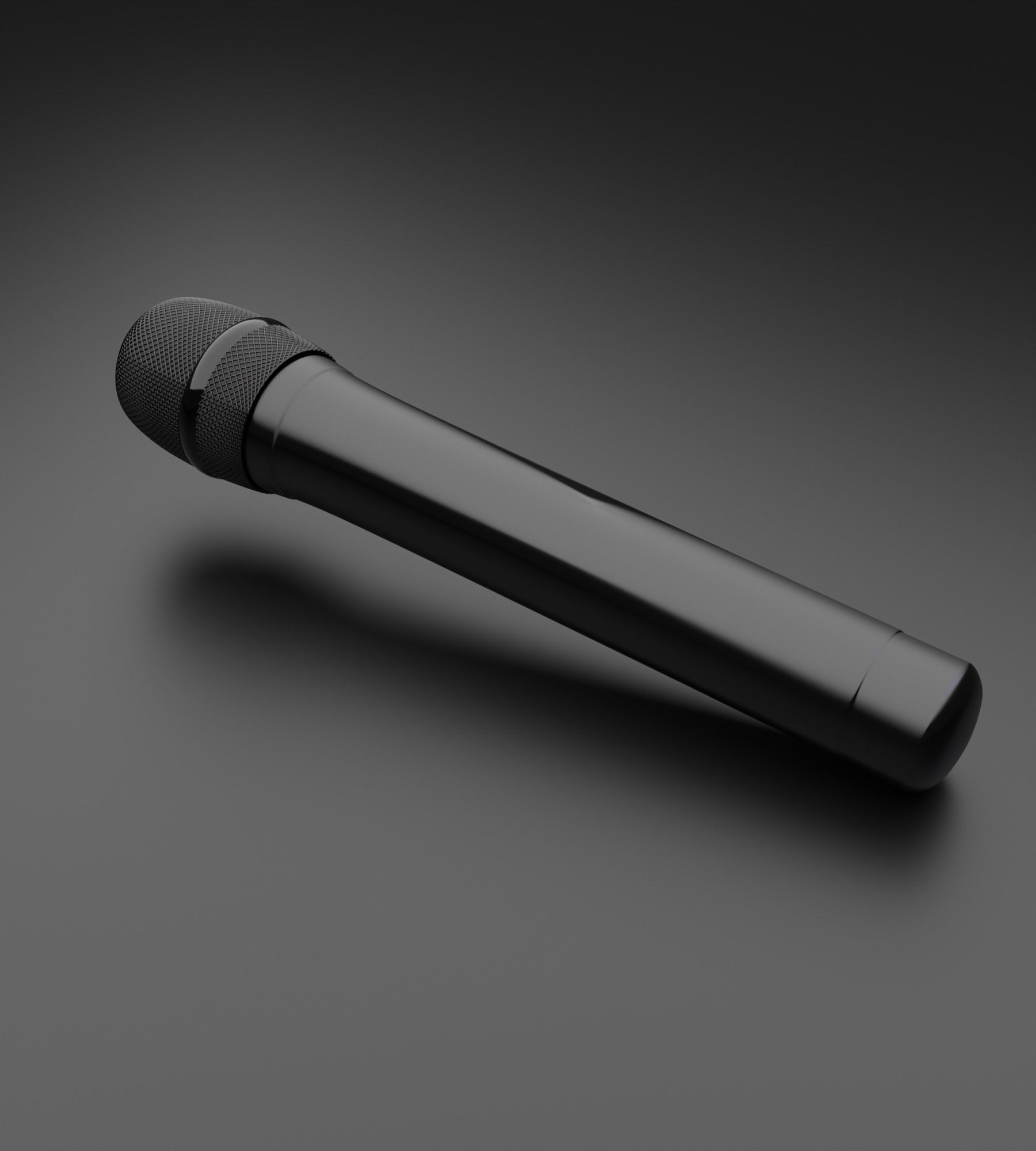 Stylized Mic  Low-poly 3D model_2