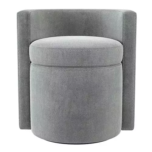 Restoration Hardware Solene Side Chair RH 3D model 5