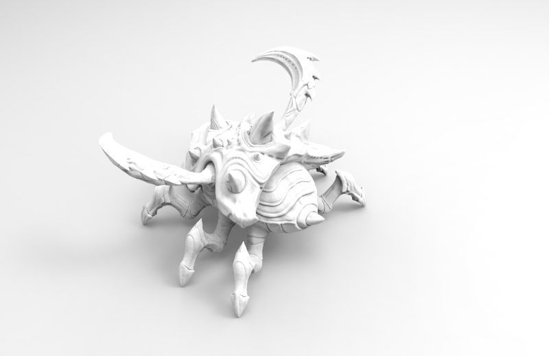 StarCraft2 Roach 3D print model_2