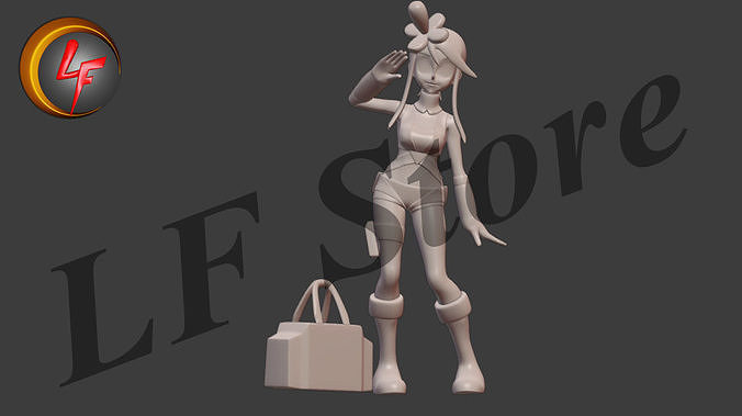 Pokemon Skyla 3D model