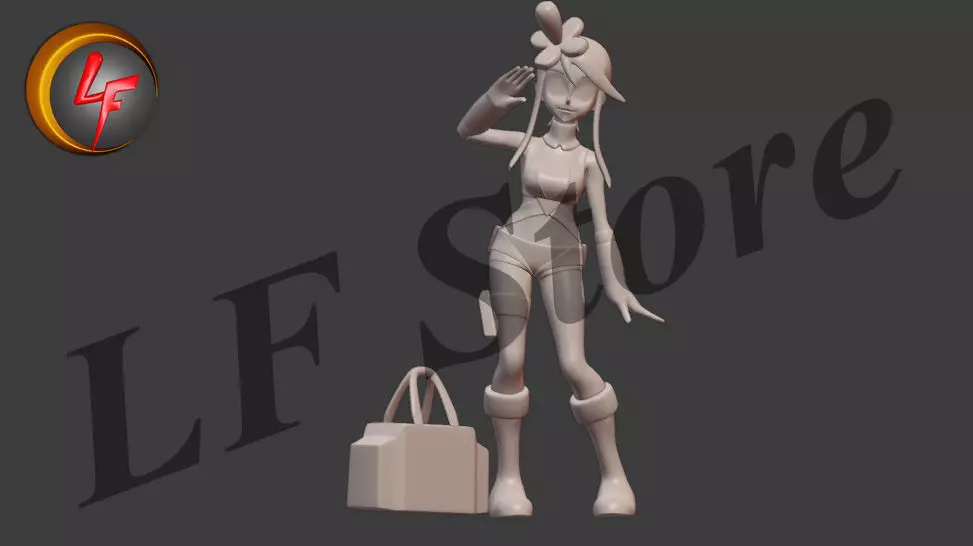 Pokemon Skyla 3D model_0