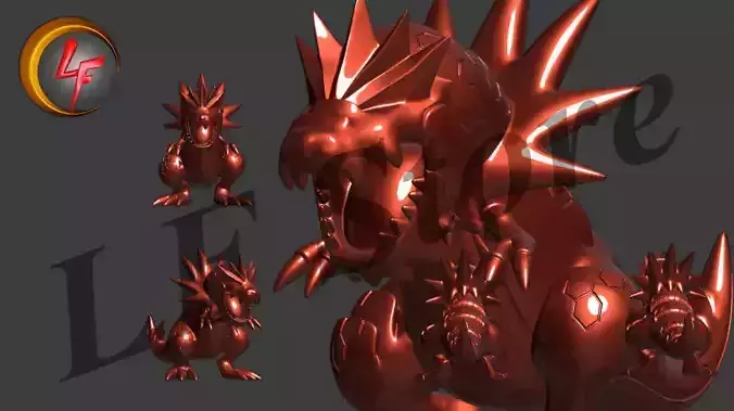Pokemon Tyrantrum 3D model