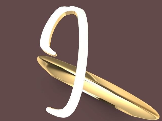 alpha rings stl verified  3D print model_58