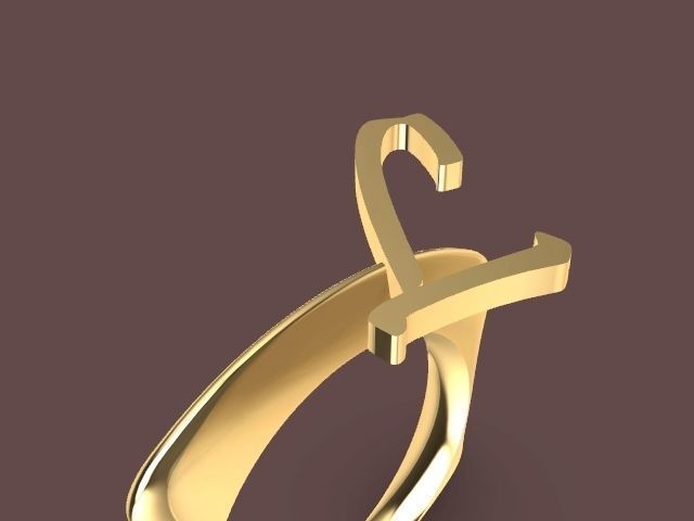 alpha rings stl verified  3D print model_71