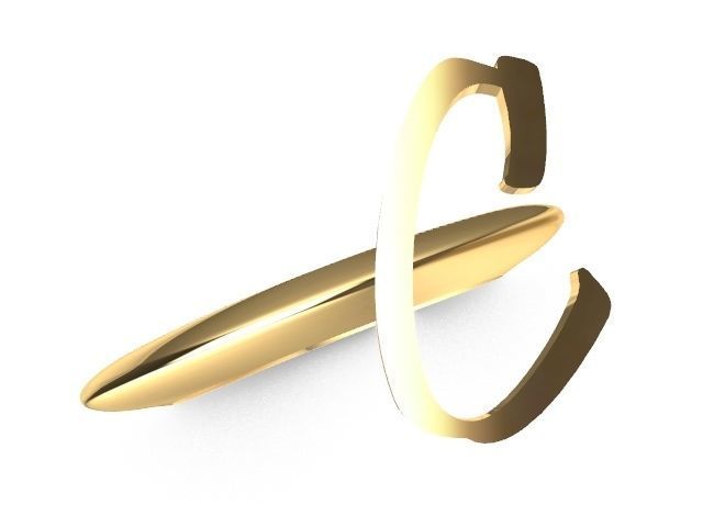 alpha rings stl verified  3D print model_17