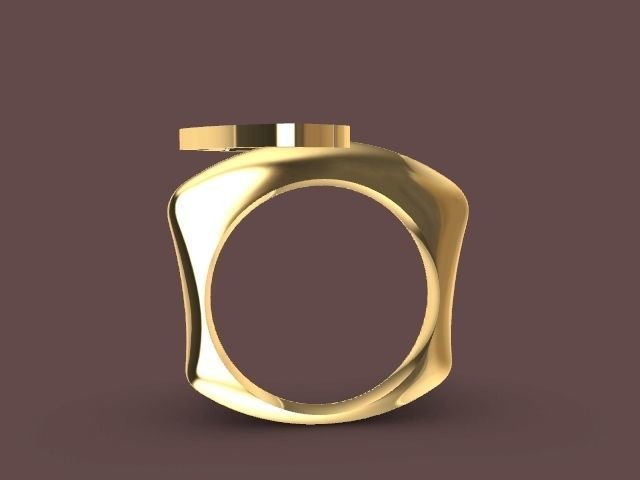 alpha rings stl verified  3D print model_85