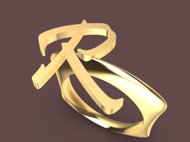 alpha rings stl verified  3D print model_102